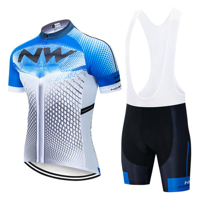 2019 NW Men and Women Cycling Jersey Clothing Set Spring and Summer Men and Women Short Sleeve Breathable