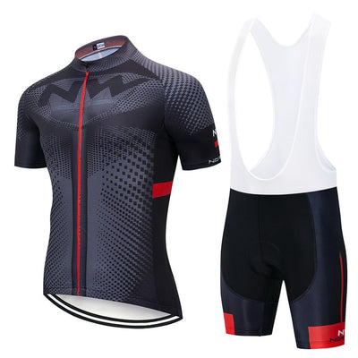 2019 NW Men and Women Cycling Jersey Clothing Set Spring and Summer Men and Women Short Sleeve Breathable