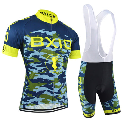 Original BXIO Brand Camouflage Breathable Cycling Clothing Pro Team Road Bike Short Sleeve Bicycle Clothing Ropa Ciclismo BX-052