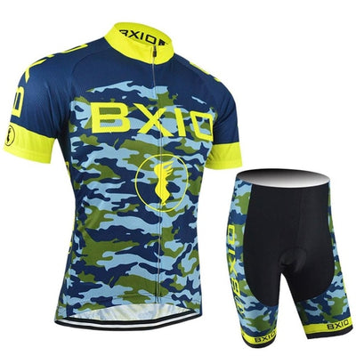 Original BXIO Brand Camouflage Breathable Cycling Clothing Pro Team Road Bike Short Sleeve Bicycle Clothing Ropa Ciclismo BX-052