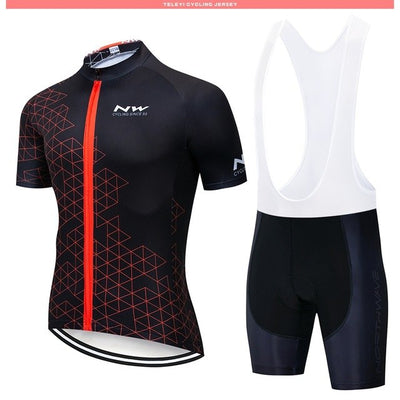 2019 NW Cycling Jersey Set Summer Short Sleeve Cycling Clothing Ropa Ciclismo Maillot Ropa Uniformes Hombre