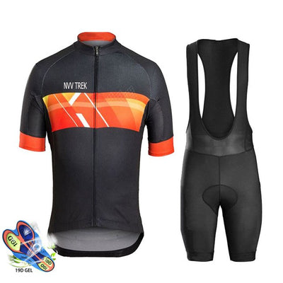 2019 Trekking Summer Pro Cycling Jersey Set Mtb Shorts Sleeve Maillot Ropa Ciclismo Bicycle Sportswear Bike Clothing Cycling Set