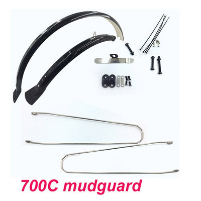 14 16 20 26 27.5 inch 700C Bicycle Mudguard Double Bracing Fender for Folding Bike MTB Wings Road bike Front Rear Mud Guard