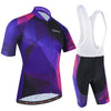 BXIO Men Cycling Jersey Pro Team Bike Wear Breathable Short Sleeve With Bib Shorts Road Racing For Cycling Support Mix Size 179