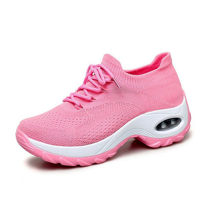 Women sneakers 2019 new breathable mesh sneakers woman shoes lacp up comfortable wear-resistant cushioning running shoes woman