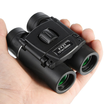 Hot 8x21 Zoom Binoculars 1000m HD Powerful Folding Mini Telescope Compact binocular Optics Glass Hunting Camping Drop-shipping