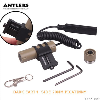 Tactical Night Hunting MINI Scout Light Outdoor Rifle Flashlight waterproof Weapon Light LED Fit 20mm Weaver Picatinny Rail