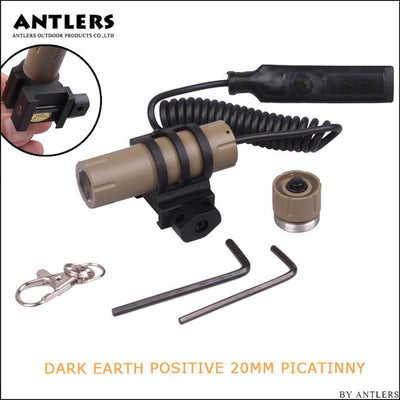 Tactical Night Hunting MINI Scout Light Outdoor Rifle Flashlight waterproof Weapon Light LED Fit 20mm Weaver Picatinny Rail