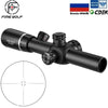 Fire Wolf 2-7X24 Tactical Scope Reticle Optical Rifle Scope Riflescopes  Hunting 11mm 20mm Mounts Hunting Light