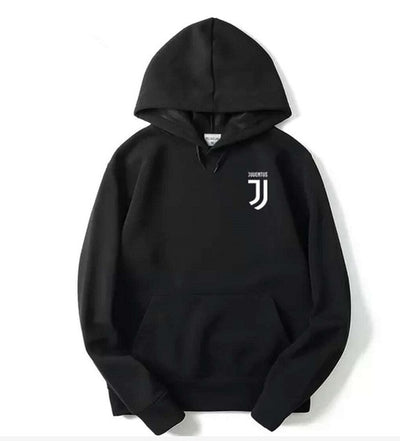 JUVENTUS2019 Spring Autumn Football Men's Hooded Turtleneck Letters Casual Sports Hooded Jacket