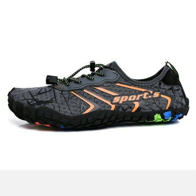 Breathable Slip-on Water Sport Aqua Shoes Unisex Sneakers Nonslip Lightweight Hiking Upstream Shoes Plus Size Men Women Footwear