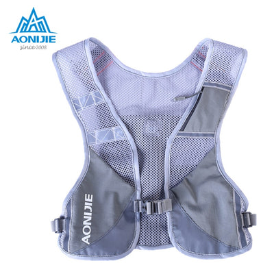 AONIJIE E884 Reflective Hydration Pack Backpack Rucksack Bag Vest Harness Water Bottle Hiking Camping Running Marathon Race