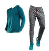 Autumn Men Running Set Long Sleeve Shirts Hoodies Sweatpants Male Tracksuit Outdoor Sport Suit Gyms Set Hiking Sportswear Suit