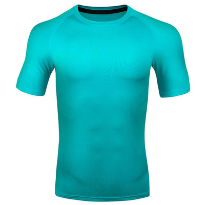 Sports T-Shirt Men's Summer Quick-drying Breathable Sweat Fitness Short Sleeve Slim Running Half Sleeve Quick Drying