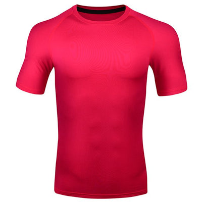 Sports T-Shirt Men's Summer Quick-drying Breathable Sweat Fitness Short Sleeve Slim Running Half Sleeve Quick Drying