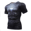 2018 Superman Punisher Rashguard Running Shirt Men T-shirt Long Sleeve Compression Shirts Gym Tee Shirt Fitness Sport Shirt Men