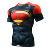 2018 Superman Punisher Rashguard Running Shirt Men T-shirt Long Sleeve Compression Shirts Gym Tee Shirt Fitness Sport Shirt Men